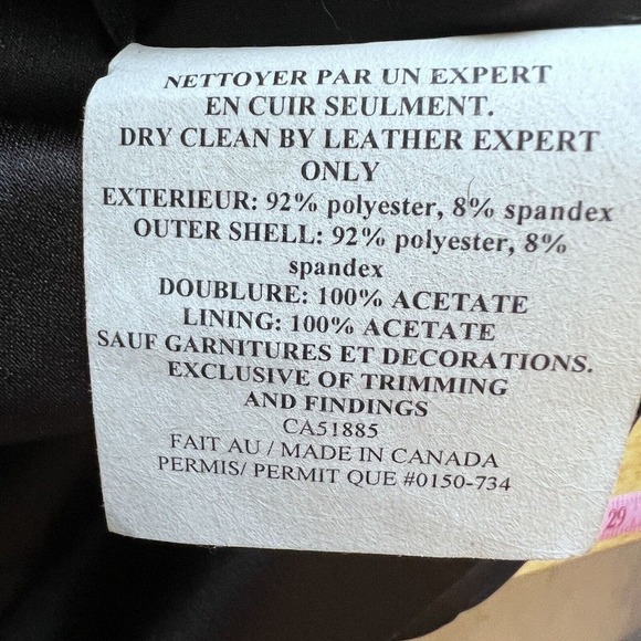 Bod & Christensen Men’s Jacket Removable Liner Black Size XXL Made In Canada - Picture 9 of 9